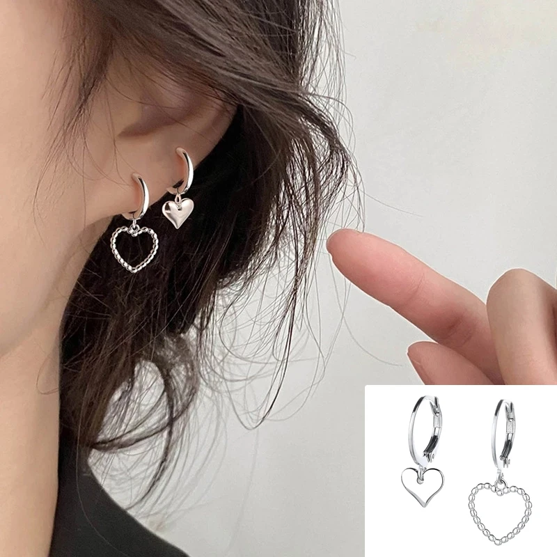 LByzHan – boucles d'oreilles asymétriques en argent Sterling 925, bijoux de fête, accessoires 1