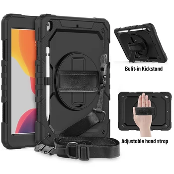 2020 New Tablet Case for iPad 9.7 case with 360 Rotation Hand Strap Kid Proof Silicone case for iPad 5th 6th 2017 2018 cover
2020 New Tablet Case for iPad 9.7 case with 360 Rotation Hand Strap Kid Proof Silicone case for iPad 5th 6th 2017 2018 cover