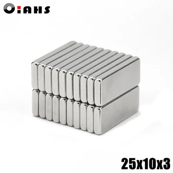 200pcs F25x10x3mm Super Powerful Strong Rare Earth Block NdFeB Magnet Neodymium N35 Magnets F25*10*3mm- Free Shipping 
200pcs F25x10x3mm Super Powerful Strong Rare Earth Block NdFeB Magnet Neodymium N35 Magnets F25*10*3mm- Free Shipping