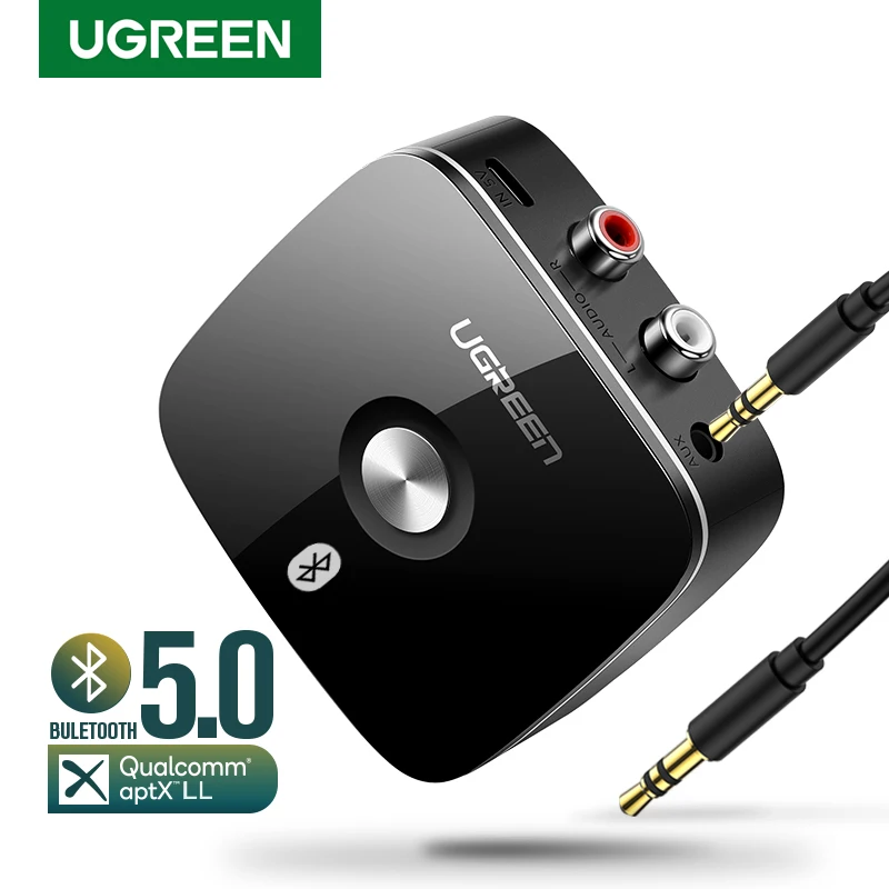 UGREEN Bluetooth приемник 5 0 беспроводной Auido музыка 3 мм RCA APTX LL низкая задержка домашняя