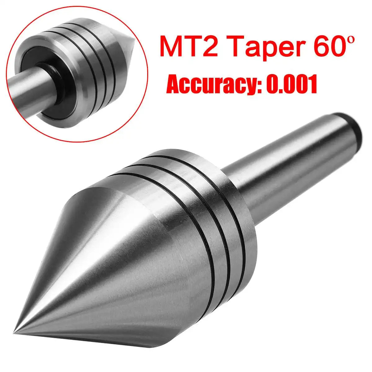 Alloy Steel MT2 0.001 Lathe Live Center Taper Tool Live Revolving Milling Center Taper Machine Bearing Lathe Accessories
Alloy Steel MT2 0.001 Lathe Live Center Taper Tool Live Revolving Milling Center Taper Machine Bearing Lathe Accessories