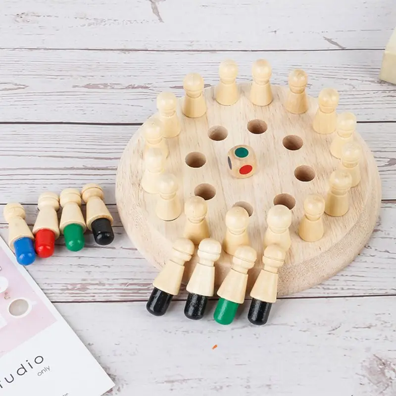 Children's Wooden Memory Chess Game Fun Building Blocks Board Games Early Learning Educational Toys
Children's Wooden Memory Chess Game Fun Building Blocks Board Games Early Learning Educational Toys