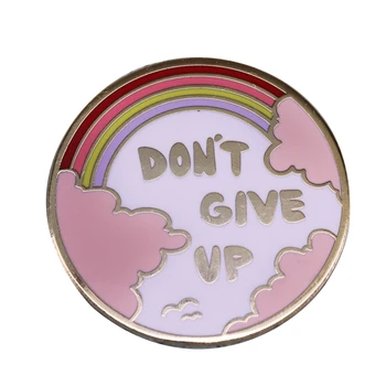 Beautiful 'Don't give up' enamel pin to remind you to keep fighting and help raise mental health awareness
Beautiful 'Don't give up' enamel pin to remind you to keep fighting and help raise mental health awareness