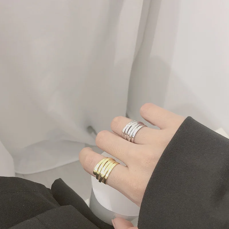 Silvology Gold Color Multi Layer Rings Sterling 925 Silver Cross Weave Exaggeration Elegant Rings for Women 925 Design Jewelry
Silvology Gold Color Multi Layer Rings Sterling 925 Silver Cross Weave Exaggeration Elegant Rings for Women 925 Design Jewelry