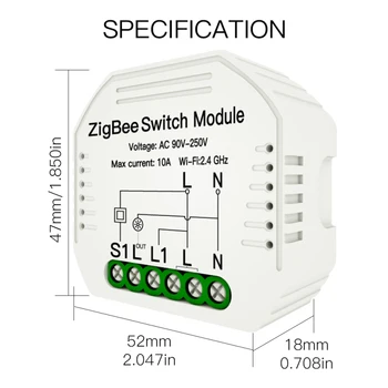 Mini DIY Tuya ZigBee 3.0 Smart Light Hidden Switches Modules Smart Life for Tuya Remote Control Works With Alexa Google Home Hub
Mini DIY Tuya ZigBee 3.0 Smart Light Hidden Switches Modules Smart Life for Tuya Remote Control Works With Alexa Google Home Hub