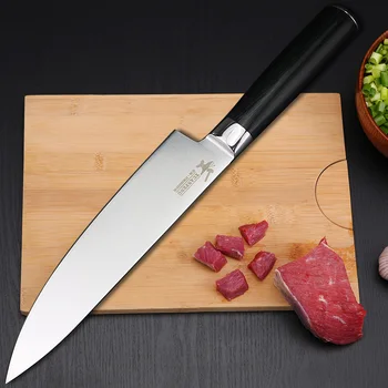 Kitchen Knife 8 Inch Chef Knife Chef Kuroki Handle Kitchen Knife Slicing Knife Meat Cutting Kitchen Knife
Kitchen Knife 8 Inch Chef Knife Chef Kuroki Handle Kitchen Knife Slicing Knife Meat Cutting Kitchen Knife