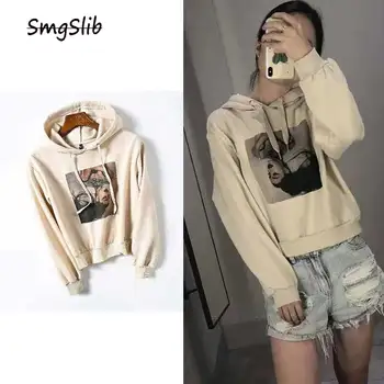 Winter hooded hoodies women preppy style vintage high street Vocal concert printing hooded sweatshirt pullovers tops
Winter hooded hoodies women preppy style vintage high street Vocal concert printing hooded sweatshirt pullovers tops