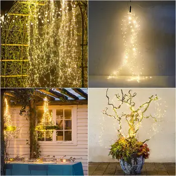 Curtain Light 280 Lights 14 2m Star Tree Vine Lights Branch Light Waterproof Copper Wire LED StringRomantic Wedding
Curtain Light 280 Lights 14 2m Star Tree Vine Lights Branch Light Waterproof Copper Wire LED StringRomantic Wedding