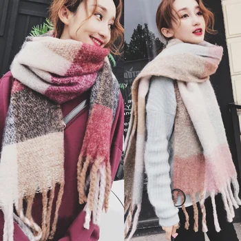 Seaside 2020 New Arrival 5 Colors Imitation Cashmere Beautiful Unique Comfortable 1PC Scarf Soft Warm Double color matching
Seaside 2020 New Arrival 5 Colors Imitation Cashmere Beautiful Unique Comfortable 1PC Scarf Soft Warm Double color matching