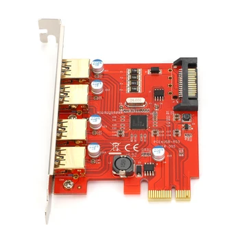 USB3.0 Expansion Card 4-Port Adapter Card with SATA Power Port for NEC Master Control D720201 Hot
USB3.0 Expansion Card 4-Port Adapter Card with SATA Power Port for NEC Master Control D720201 Hot