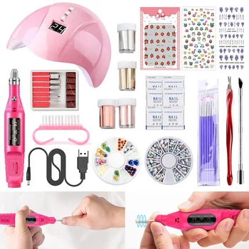 Manicure Tool Set Smart Nail Dryer Lamp USB Polisher Nail Pen Decoration Nail Art Kit SK88
Manicure Tool Set Smart Nail Dryer Lamp USB Polisher Nail Pen Decoration Nail Art Kit SK88