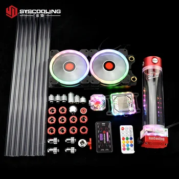 Syscooling PC water cooling kit for AMD AM4 ryzen CPU socket 240mm copper radiator RGB support
Syscooling PC water cooling kit for AMD AM4 ryzen CPU socket 240mm copper radiator RGB support