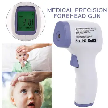Forehead Thermometer Body Thermometer for Batteries LCD Kids Health Care Outdoor Color Backlight Contactless Precise
Forehead Thermometer Body Thermometer for Batteries LCD Kids Health Care Outdoor Color Backlight Contactless Precise