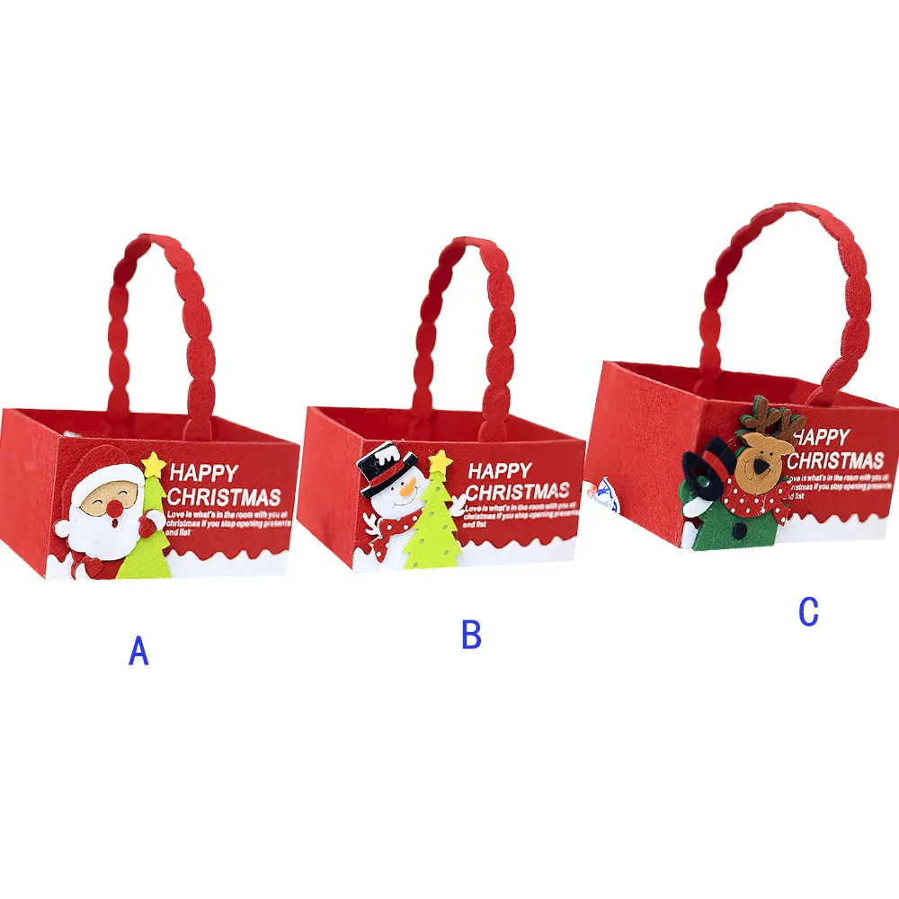christmas bags gift bag fabric candy storage box creative