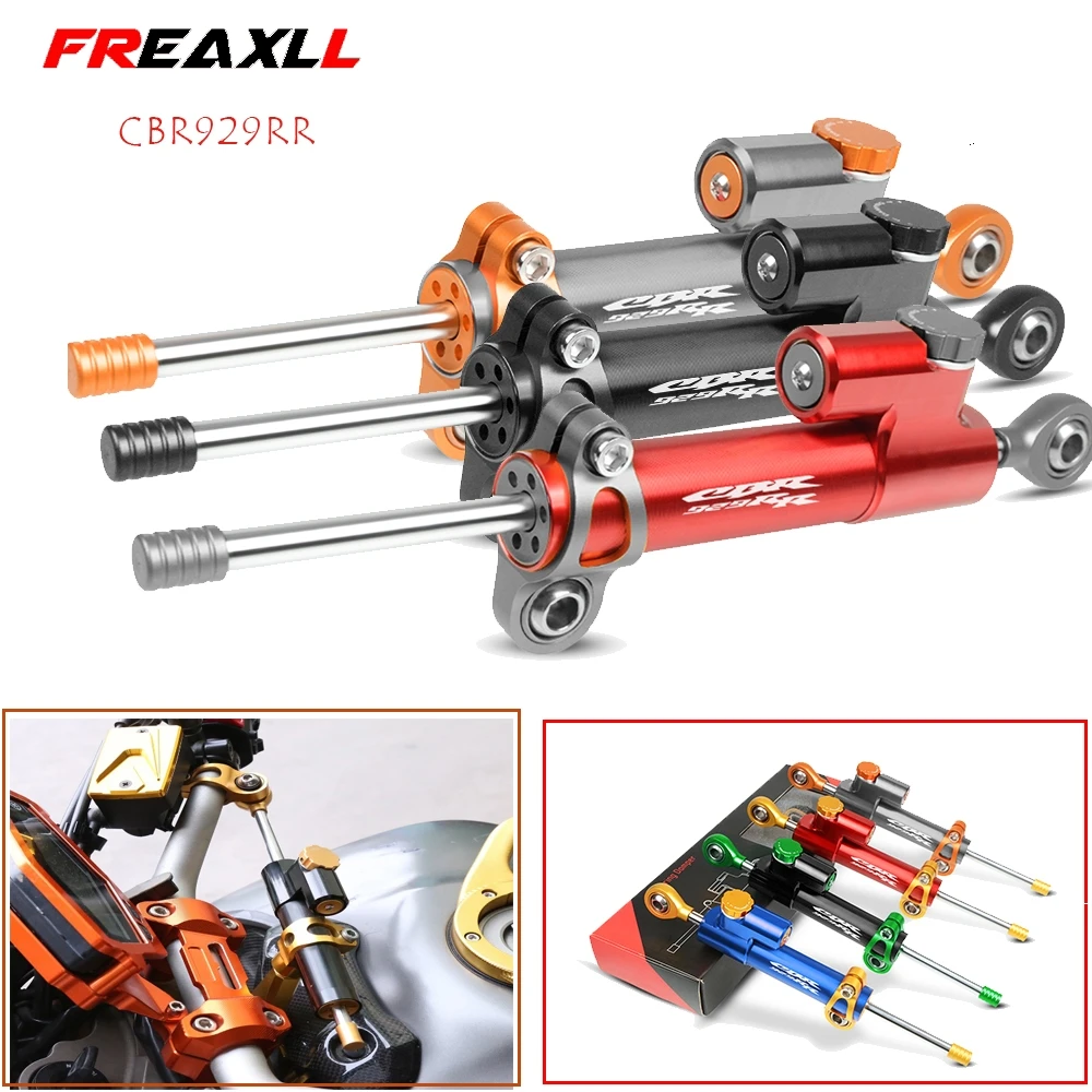 For HONDA CBR929RR CBR929 RR CBR 929 RR 2000 CNC Universal Aluminum Motorcycle Damper Steering Stabilize Safety Control
For HONDA CBR929RR CBR929 RR CBR 929 RR 2000 CNC Universal Aluminum Motorcycle Damper Steering Stabilize Safety Control