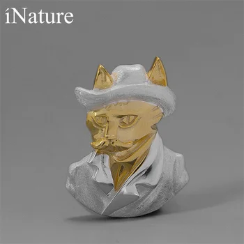 INATURE Van Gogh Meets Cat 925 Sterling Silver Vintage Brooch Pins for Women Jewelry Accessories
INATURE Van Gogh Meets Cat 925 Sterling Silver Vintage Brooch Pins for Women Jewelry Accessories