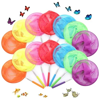 14 Pack Telescopic Butterfly Net Insect Catching Nets Fishing Toy for Child Catching Insects and Small Fish
14 Pack Telescopic Butterfly Net Insect Catching Nets Fishing Toy for Child Catching Insects and Small Fish