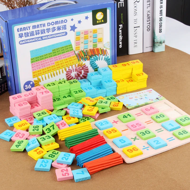 Kindergarten Preschool Mathematics Arithmetic Teaching Aids Children Addition And Subtraction Teaching Aids Domino Building Bloc
Kindergarten Preschool Mathematics Arithmetic Teaching Aids Children Addition And Subtraction Teaching Aids Domino Building Bloc
