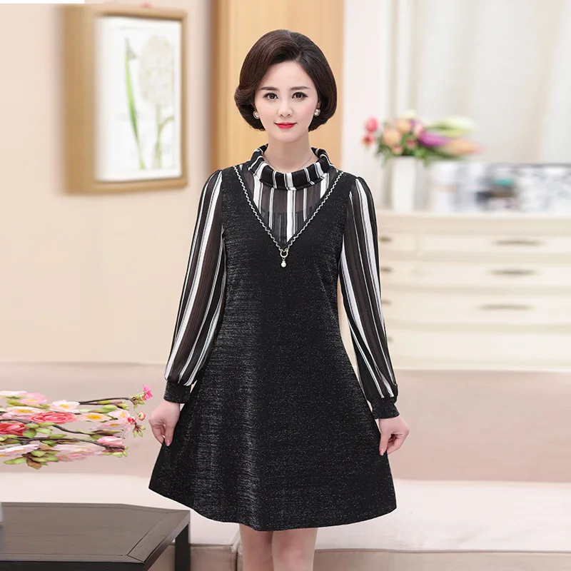 Middle-aged WOMEN'S Apparels 30-4049-Year-Old Autumn And Winter Long Sleeve Middle-aged Women Middle-aged Women Dress Autumn And
Middle-aged WOMEN'S Apparels 30-4049-Year-Old Autumn And Winter Long Sleeve Middle-aged Women Middle-aged Women Dress Autumn And