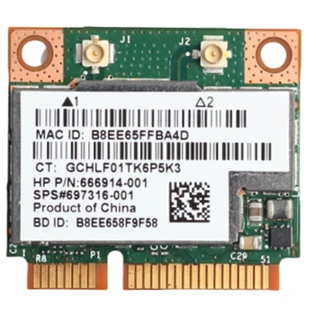 Dual Band BCM943228HMB 802.11A/B/G/N 300Mbps Wifi Wireless Card Bluetooth 4.0 Half MINI Pci-E Notebook Wlan 2.4Ghz 5Ghz
Dual Band BCM943228HMB 802.11A/B/G/N 300Mbps Wifi Wireless Card Bluetooth 4.0 Half MINI Pci-E Notebook Wlan 2.4Ghz 5Ghz