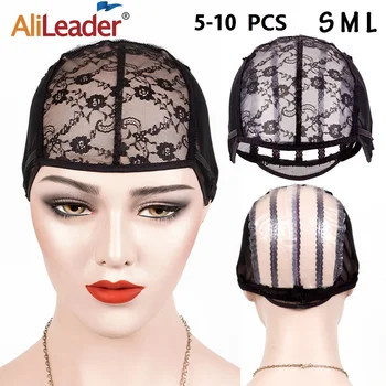 Alileader Wholesale 5-10Pcs Wig Cap With Lace Wig Hair Net For Making Wigs With Adjustable Straps Lace Hairnets Weaving Wig Cap 
Alileader Wholesale 5-10Pcs Wig Cap With Lace Wig Hair Net For Making Wigs With Adjustable Straps Lace Hairnets Weaving Wig Cap
