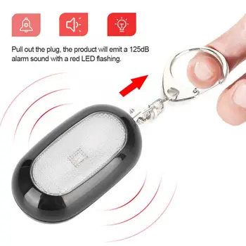 Personal Alarm Emergency Self Defense LED Safety Alarm Keychain for Women Children Black White
Personal Alarm Emergency Self Defense LED Safety Alarm Keychain for Women Children Black White