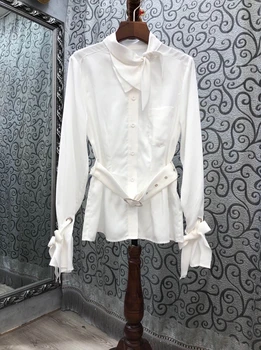 2020 Early Autumn New Women's Collar Irregular Knotted Decorative Buckle Waist Hugging Long Sleeve Solid Color Shirt 817
2020 Early Autumn New Women's Collar Irregular Knotted Decorative Buckle Waist Hugging Long Sleeve Solid Color Shirt 817