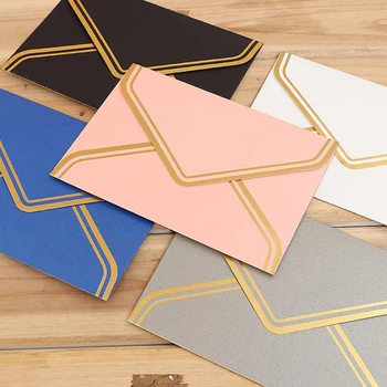 5 Pcs/set Vintage Bronzing Western Style Paper Envelopes Greeting Card Gift Envelopes for Wedding Invitation Cards Stationery
5 Pcs/set Vintage Bronzing Western Style Paper Envelopes Greeting Card Gift Envelopes for Wedding Invitation Cards Stationery