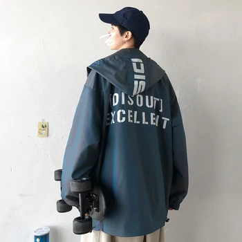 Spring 2020 Men's Trend Simple Fashion Temperament Cool Gradient Hooded Jacket Monogram Masculina Hombre Streetwear Casual 
Spring 2020 Men's Trend Simple Fashion Temperament Cool Gradient Hooded Jacket Monogram Masculina Hombre Streetwear Casual