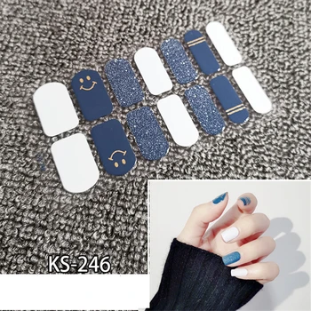 1sheet Smile Full Nail Sticker Nail Art Polish Wraps Strips Glitter Powder Adhesive Stickers DIY False Nail Design Manicure
1sheet Smile Full Nail Sticker Nail Art Polish Wraps Strips Glitter Powder Adhesive Stickers DIY False Nail Design Manicure