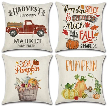 4PC Fall Pillow Covers Truck Leaves Throw Pillows for Fall Farmhouse Fall Decorative Pillows
4PC Fall Pillow Covers Truck Leaves Throw Pillows for Fall Farmhouse Fall Decorative Pillows