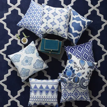 DUNXDECO Cushion Cover Decorative Pillow Case Modern Simple Blue Geometric Soft Velvet Coussin Sofa Chair Cushion Cover
DUNXDECO Cushion Cover Decorative Pillow Case Modern Simple Blue Geometric Soft Velvet Coussin Sofa Chair Cushion Cover