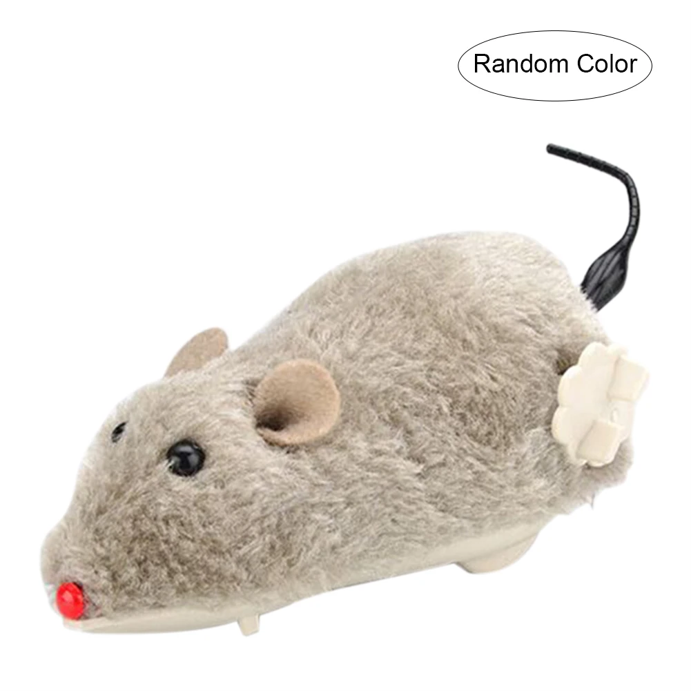 Clockwork mouse winding plush little mouse funny cat pet cat toy(Random Color)
Clockwork mouse winding plush little mouse funny cat pet cat toy(Random Color)