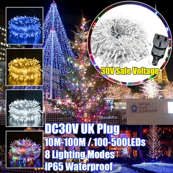 Sale UK Plug Safe DC30V 500 LEDS Fairy LED String Light LED String Light LED String Light 13/23/33/100M 500 LEDS LED String D30
Sale UK Plug Safe DC30V 500 LEDS Fairy LED String Light LED String Light LED String Light 13/23/33/100M 500 LEDS LED String D30