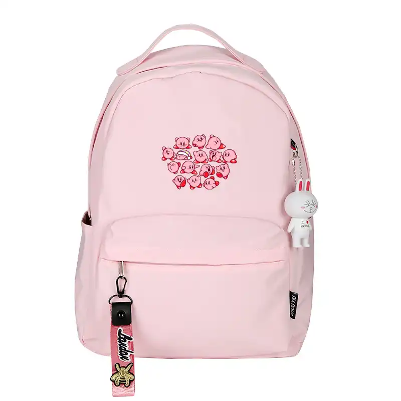 milyj zhenskij ryukzak s geroyami multfilmov kirby kavajnyj ryukzak shkolnye sumki yarkih cvetov nejlonovyj malenkij dorozhnyj ryukzak svet dlya noutbuka dlya devochek rugzak ryukzaki aliekspress