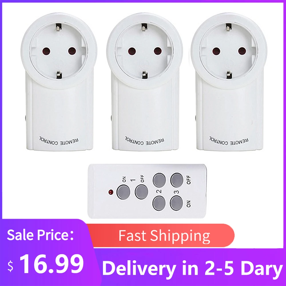 Universal EU Socket Power Outlet RF 433mhz Wireless Remote Control Smart Socket Plug Compatible Broadlink RM Pro For Indoor Home
Universal EU Socket Power Outlet RF 433mhz Wireless Remote Control Smart Socket Plug Compatible Broadlink RM Pro For Indoor Home