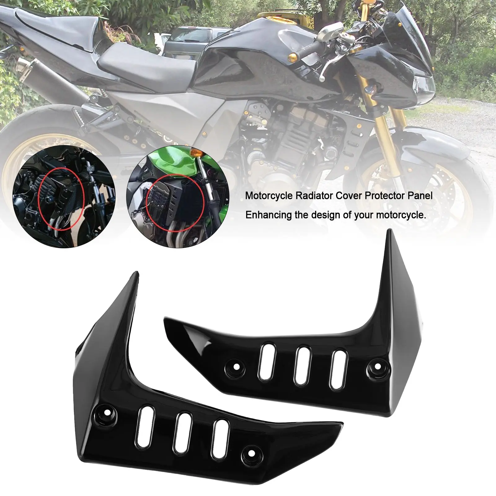 Artudatech Motorcycle Radiator Cover Protector Panel For Kawasaki Z750 2004-2007 Motrocycle Accessories
Artudatech Motorcycle Radiator Cover Protector Panel For Kawasaki Z750 2004-2007 Motrocycle Accessories