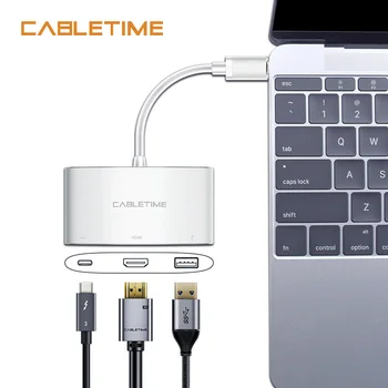 Cabletime USB C HDMI 4K Hub Type C 3.1 to Hdmi USB 3.0 Adapter USB C Converter for Macbook Chromebook Pixel Lumia USB C Hub N082
Cabletime USB C HDMI 4K Hub Type C 3.1 to Hdmi USB 3.0 Adapter USB C Converter for Macbook Chromebook Pixel Lumia USB C Hub N082
