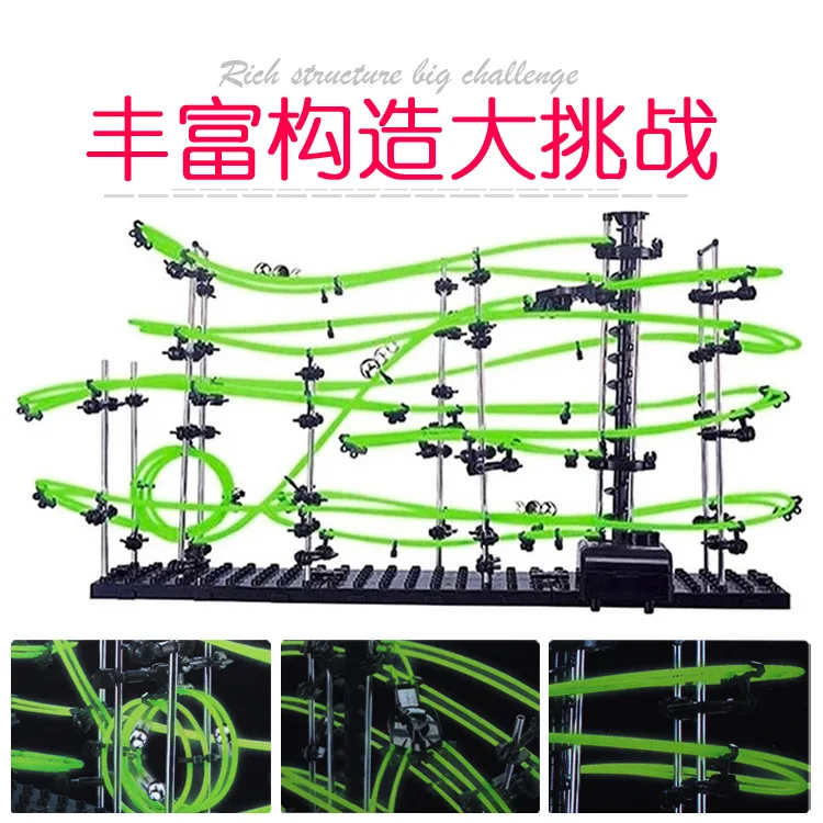 231-3G Educational Splicing Toys DIY Ball Bearing Assembled Building Blocks Toy Night Light Roller Coaster Space Camera Track
231-3G Educational Splicing Toys DIY Ball Bearing Assembled Building Blocks Toy Night Light Roller Coaster Space Camera Track