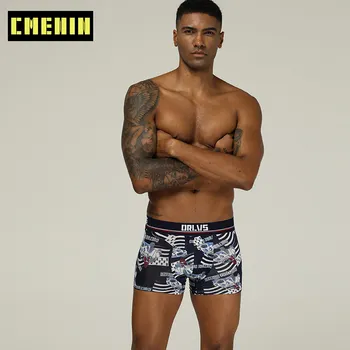 

CMENIN Underwear Men Underpants Men's Panties Boxer Man Cotton Male Boxers Boxershorts U convex pouch Solid Comfortable Gay