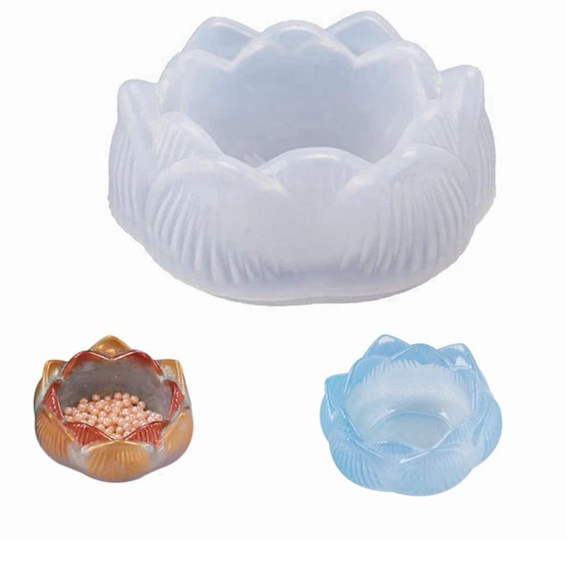 Lotus Ashtray Mold DIY Resin Molds Silicone Craft Multifunctional Lotus Candle Holders Jewelry Storage Box for Ring Necklace Ash
Lotus Ashtray Mold DIY Resin Molds Silicone Craft Multifunctional Lotus Candle Holders Jewelry Storage Box for Ring Necklace Ash