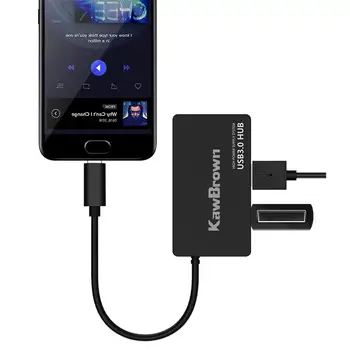 4 Ports USB Type C Hub Fast Speed USB 3.0 Splitter USB C to 4 USB3.0 Converter Adapter Cable for MacBook Laptop Tablet Computer
4 Ports USB Type C Hub Fast Speed USB 3.0 Splitter USB C to 4 USB3.0 Converter Adapter Cable for MacBook Laptop Tablet Computer