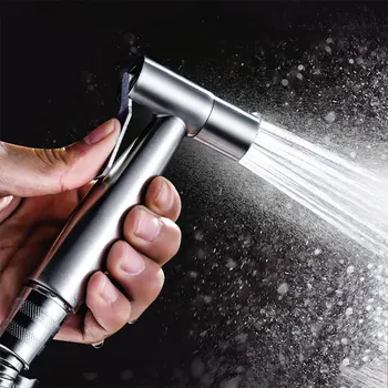 Stainless Steel Handheld Shower Douche Bidet Sprayer Portable Shower Head Toilet Adapter High Pressure Bathroom Hand Sprayer
Stainless Steel Handheld Shower Douche Bidet Sprayer Portable Shower Head Toilet Adapter High Pressure Bathroom Hand Sprayer