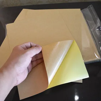 Retail Brown 21*29.7cm 40Pcs/Lot A4 Sheet Self Adhesive Kraft Printing Copy Sticker Square Label Paper For Laser Inkjet Printer
Retail Brown 21*29.7cm 40Pcs/Lot A4 Sheet Self Adhesive Kraft Printing Copy Sticker Square Label Paper For Laser Inkjet Printer