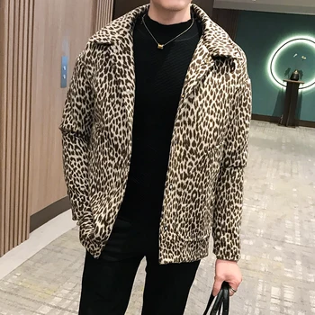 YASUGUOJI Stylish Winter Jackets Men 2019 Punk Style Leopard Mens Pea Coat Wool Blend Single Breasted Luxury Brand Men Jacket
YASUGUOJI Stylish Winter Jackets Men 2019 Punk Style Leopard Mens Pea Coat Wool Blend Single Breasted Luxury Brand Men Jacket