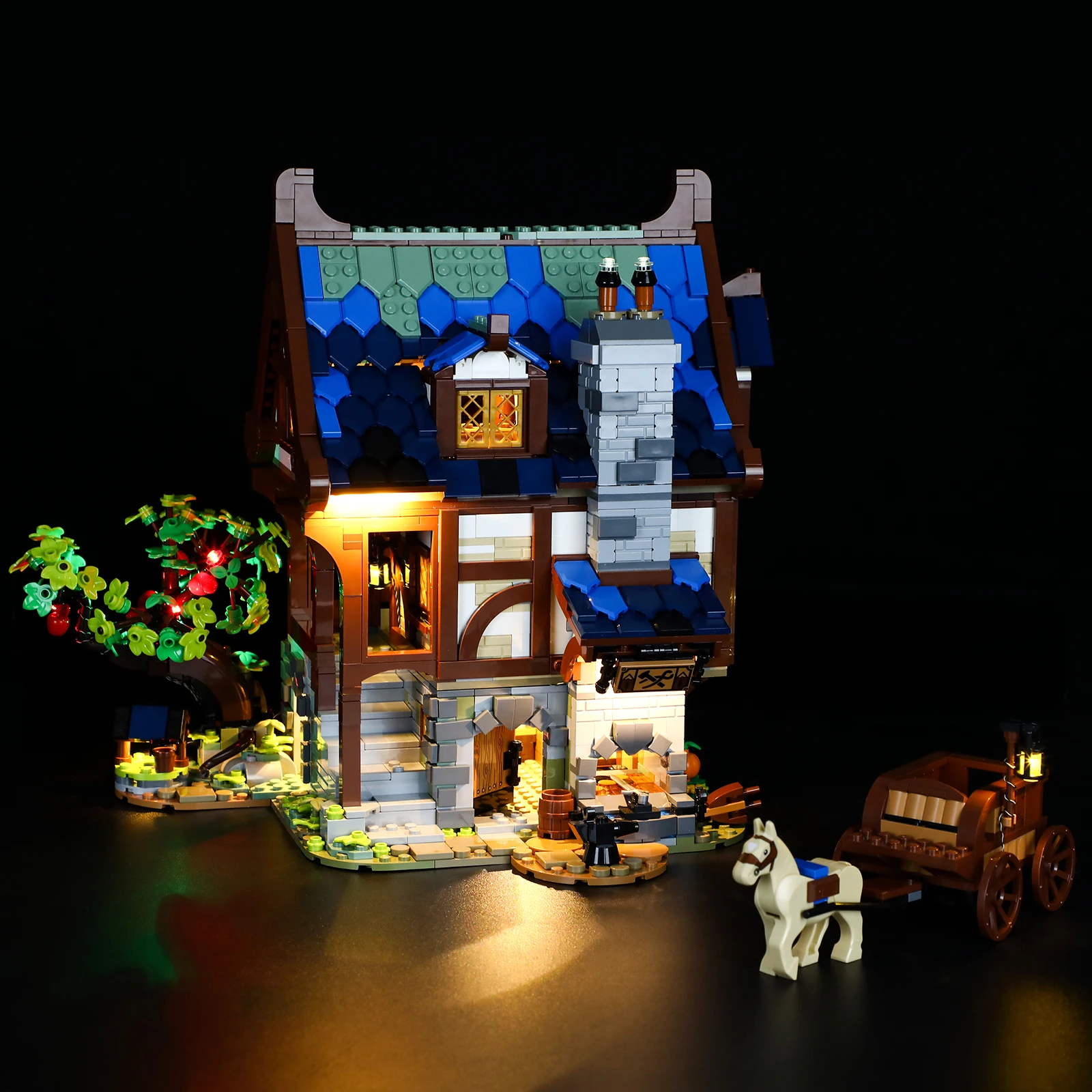 BriksMax Led Light Kit for 21325 Medieval Blacksmith Building Blocks Set (NOT Include the Model) Toys for Children Basic Version 
BriksMax Led Light Kit for 21325 Medieval Blacksmith Building Blocks Set (NOT Include the Model) Toys for Children Basic Version