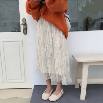 HziriP New Summer Simple Loose Mesh Elastic Waist 2019 Fashion Polka Dots Streetwear Female High Waist Women All-Match Skirts
HziriP New Summer Simple Loose Mesh Elastic Waist 2019 Fashion Polka Dots Streetwear Female High Waist Women All-Match Skirts