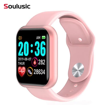 Soulusic Y68 Smart Watch Fitness Bracelet Activity Tracker Heart Rate Monitor Blood pressure Bluetooth Watch Better than B57 B58 
Soulusic Y68 Smart Watch Fitness Bracelet Activity Tracker Heart Rate Monitor Blood pressure Bluetooth Watch Better than B57 B58