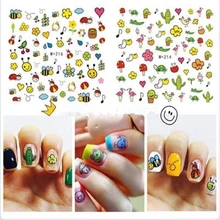 Diy bonito dos desenhos animados acrílico em pó poli gel unha polonês decorações da arte do prego manicure de cristal conjunto kit profissional prego accesorios(China)