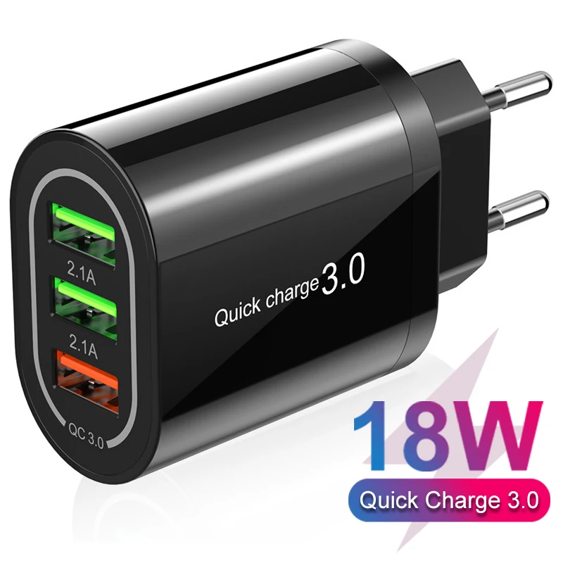 Quick Charge 3.0 USB Charger 18W QC3.0 4.0 Fast charger Portable Mobile Phone Charging Charger For iPhone 11 Pro Huawei Xiaomi
Quick Charge 3.0 USB Charger 18W QC3.0 4.0 Fast charger Portable Mobile Phone Charging Charger For iPhone 11 Pro Huawei Xiaomi